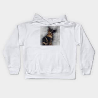 German shepherd Kids Hoodie